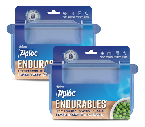 Ziploc Endurables - Bolsa Pequea, 1 Taza, Bolsas De Silicona