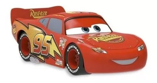 Relâmpago Mcqueen Carrinho A Fricção Infantil C Voz Original