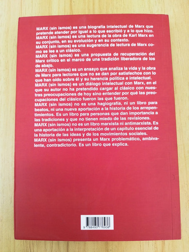 Marx (sin Ismos) - F. Fernández Buey - El Viejo Topo (Usado)