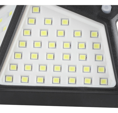 Lámpara Solar De Pared Con 100 Led Y Sensor De Movimiento