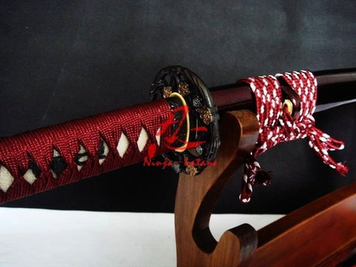 Imagem 7 de 9 de Espada Katana Aço T10 Samurai Hamon De Forja Corte Iaido