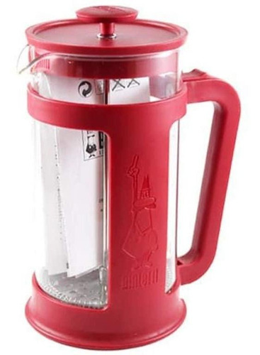 Imagem 3 de 5 de Cafeteira French Press Smart - 1l Vermelha Bialetti