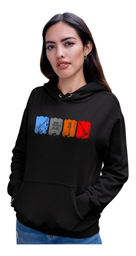 Sudadera Con Capucha Unisex Instrumentos Musicales Bonito Al