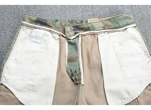 Pantalones Cortos Tipo Cargo De Camuflaje Para Hombre, Ropa