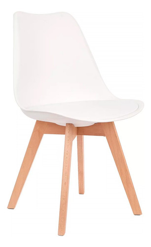 Sillas Comedor Tulip Eames A2 Con Almohadon Nordicas X2 Unid