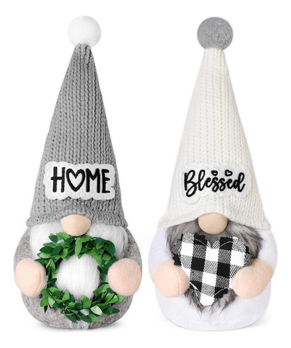 Gnomos De Punto De Granja Blessed Home - Gnomos Suecos Tomte