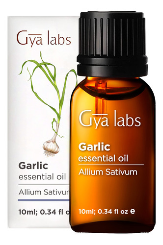 Gya Labs Aceite Esencial De Ajo (0.3fl Oz), Aroma Potente Y