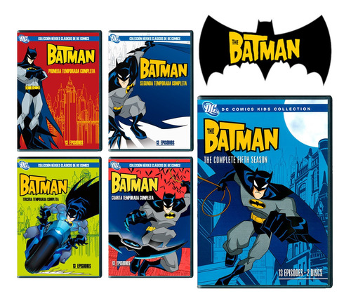 The Batman Serie Animada Temporadas 3, 4 Y 5 Esp. Latino Dvd