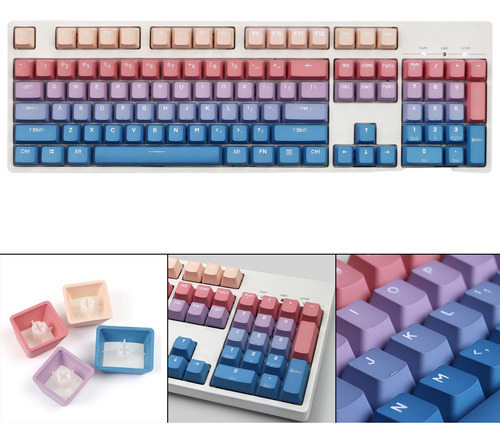 104key Gaming Teclado Mecánico Keycaps Pbt Keycaps
