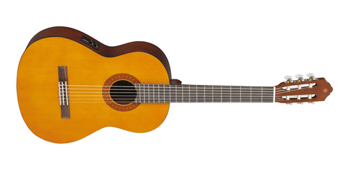 Imagen 2 de 3 de Guitarra Electroacústica Yamaha CX40 para diestros natural palo de rosa gloss