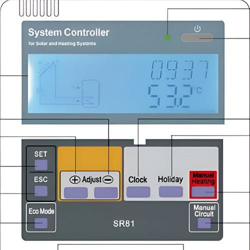 Controlador Solar Sr81 Para Sistemas Split Financiado
