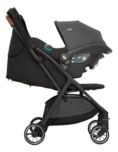 Carrinho De Bebê Joie Pact Pro 22kg Com Bebê Conforto I-snug