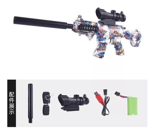 2pcs  Airsoft Arma Agua Gel Blaster Rifle Eléctrico Guns