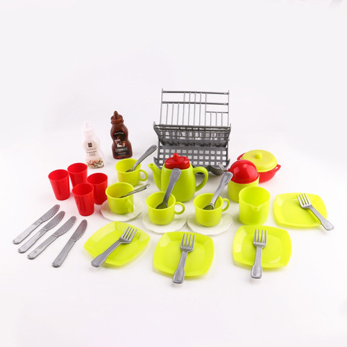 Juego Platos Y Utensilios For Niños Con Escurridor