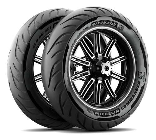 Par Pneu Moto Michelin Commander 3 100/90 B19 + 170/80 B15