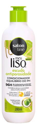 Kit Shampoo Condicionador Antiporosidade Meu Liso Salon Line