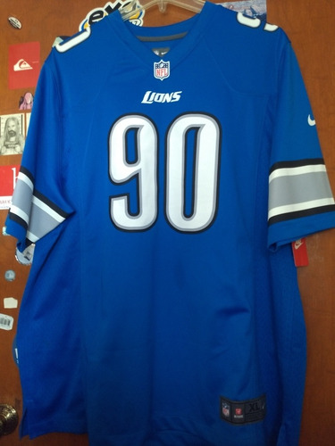 Camiseta Retro Detroit Lions Nfl Suh 90 Xl Adulto 