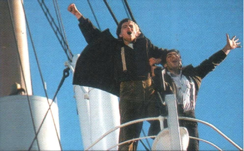 Titanic - Jack E Fabrizio Na Proa - Poster