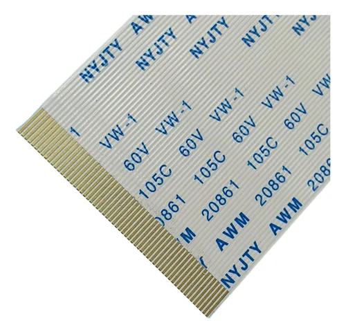 comprar 1 Cabo Flat Pu002F Tv Ponta Dourada 60 Vias 20cm Awm 20861 105c