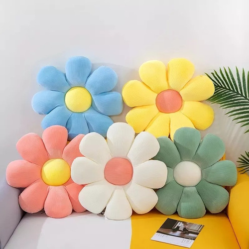 Cómodo Cojín Asiento De Flor Almohada Peluche O Decoración