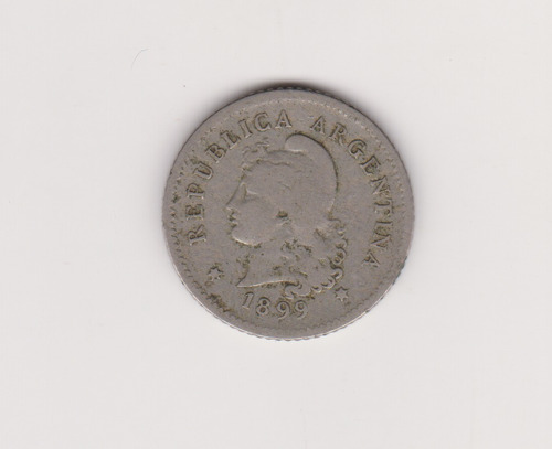 Moneda Argentina 10 Ctvs 1899 Janson 93.1 Bueno +