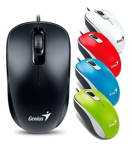 Mouse Usb Optico Genius Ergonomico Pc Notebook Android Mac