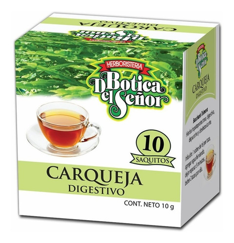 Pack De 2 Té De Carqueja Botica Del Señor 10 Saquitos