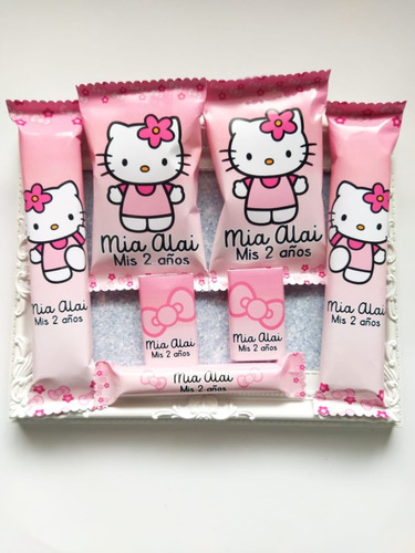 Golosinas Personalizadas Para 10 Chicos Hello Kitty