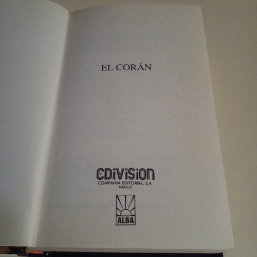 Grandes Clásicos El Corán - Edivisión (Usado)