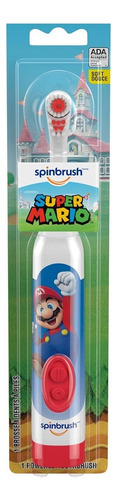 Escova De Dentes Eletrica Infantil Super Mario - Frete Baixo