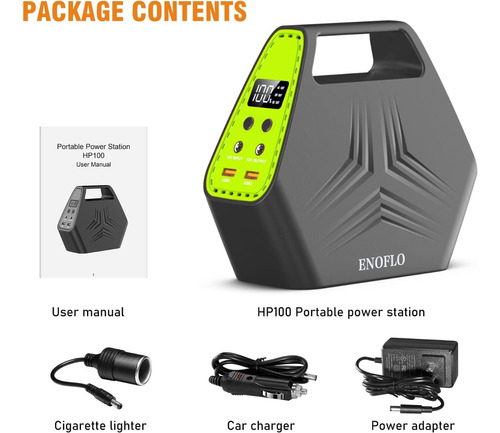 Inversor Portable Eneflo 100w 