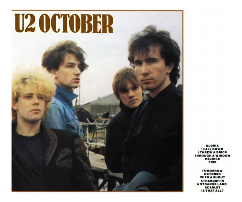 U2 October Vinilo Nuevo Lp