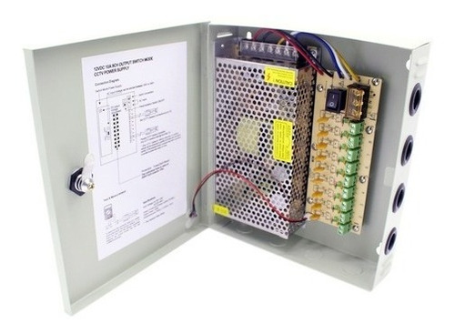 Fuente Centralizada 12v 10a 9 Canales Stc