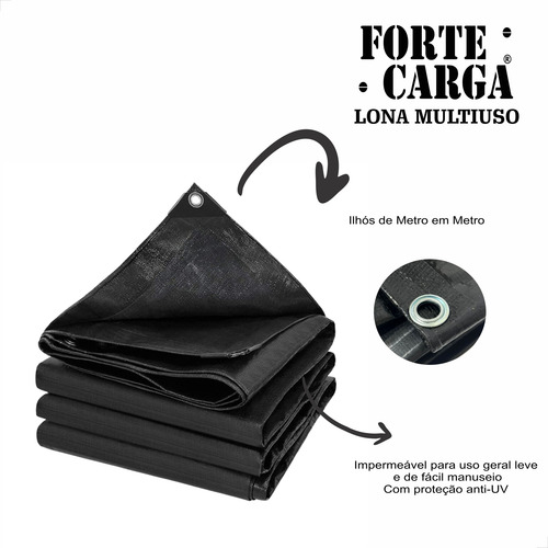 Lona Leve Impermeável 15x4 Multiuso 300 Micras 4x15 Cores