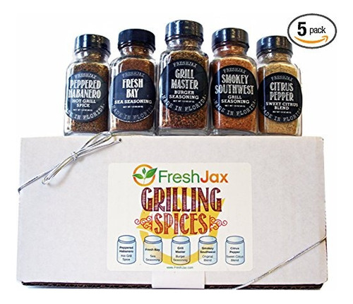 La Parrilla Freshjax Especia Gift Set, (juego De 5)