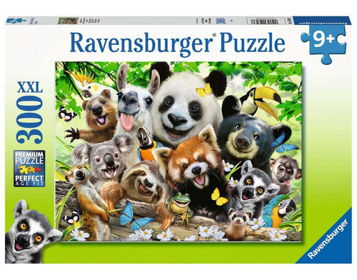 Ravensburger Rompecabezas: Selfie Animales Salvajes 300 Pzs