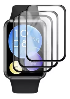 3 Películas Protetora 3d Nano Gel Para Huawei Watch Fit 2