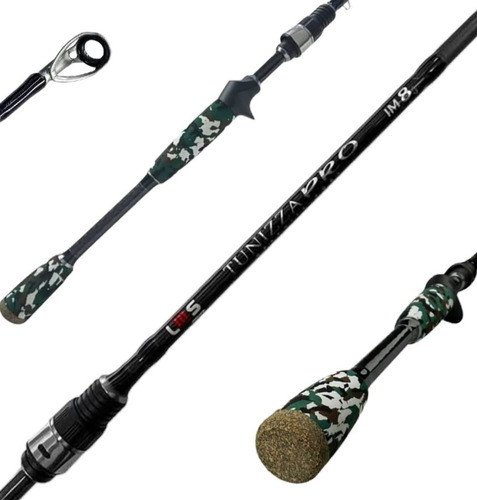 Vara Carretilha Lumis Tunizza Pro Im8 1,92 M 10 Lb Inteiriça