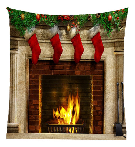 Tapiz De Navidad - Accesorios Decorativos Para Pared