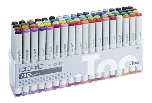 Marcadores Copic Sketch X 72 Linea A  Doble Punta