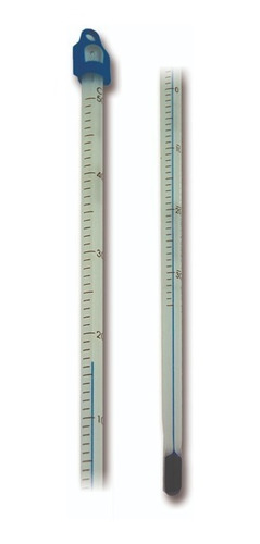 Termometro -35/50°c (alcohol) Azul Inmersion Total 2 Piezas