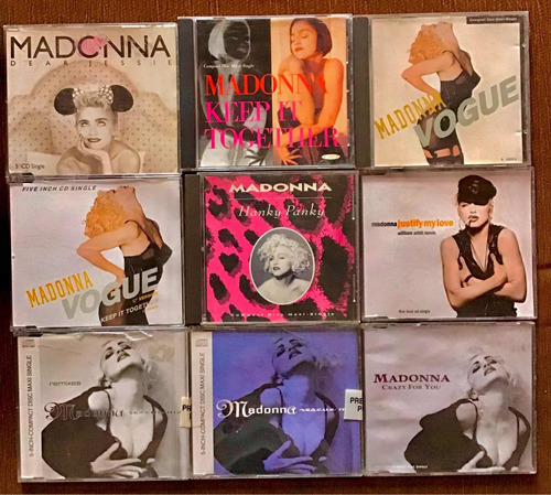 Madonna - Colección De Cd Singles, Perfecto Estado.