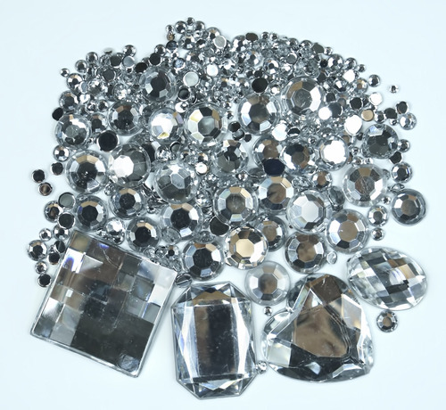 Todo Uno 1010pcs Acrilico Aplique Rhineston Gemstone Adorno