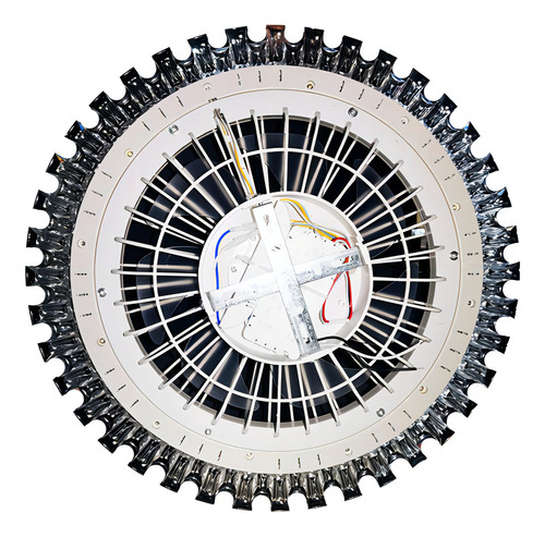 Ventilador De Techo 3 Modos Luz 6 Velocidades 7 Aspas Timer 52 Cm 60 Hz Ven35cvar2 Opalinas Plástico 7