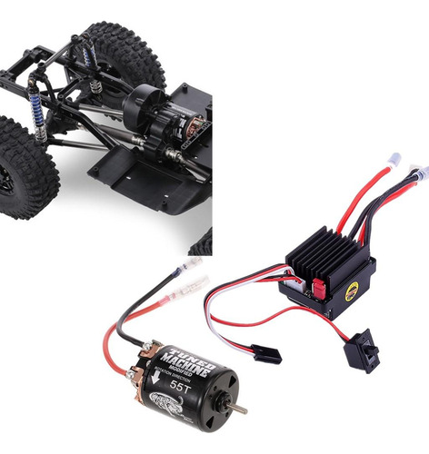 Rc Brushed 540 Motor \\u0026 60a Brushed Esc Controller