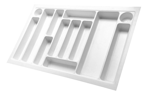 Cubiertero Plástico Blanco Para Cajón 72x48 Cm
