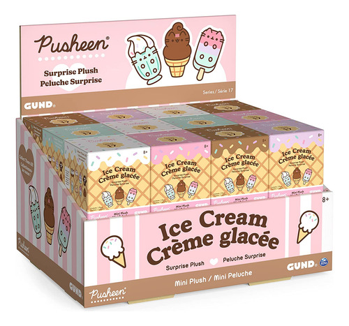 Gund Pusheen Ice Cream Surprise Plush Series #18 Mystery Unb