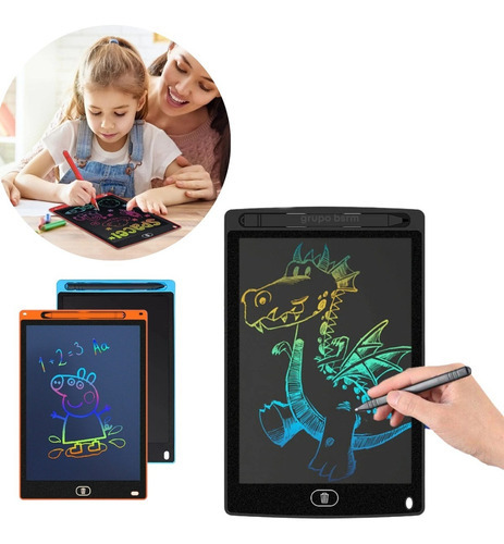 Lousa Magica Infantil Digital 8,5 Lcd Tablet Desenho Premium