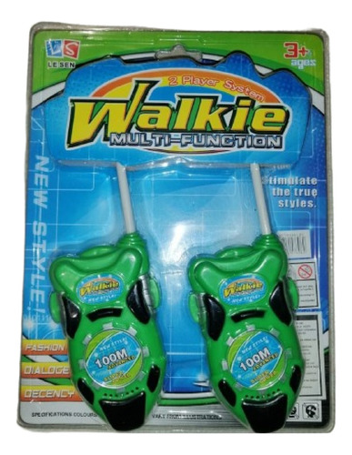 Walkie Talkie Para Niños Set X2 Muy Buen Alcance