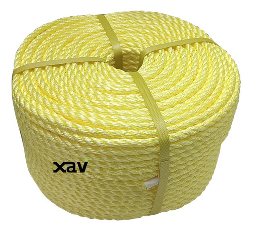 Mecate Cuerda Amarillo Nylon 5/8'' X/mts Genpar 2754 1.83$